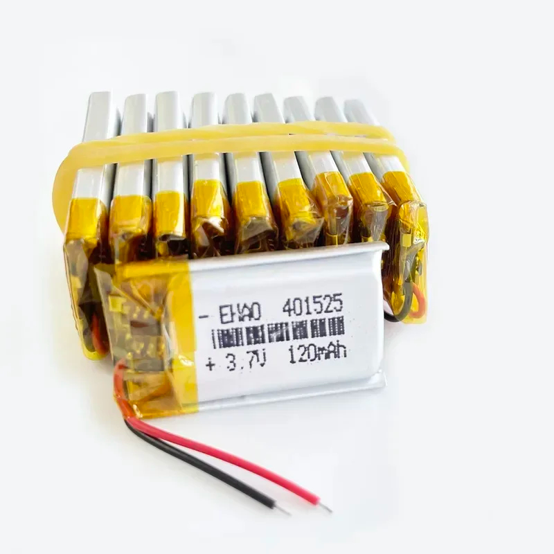 Smartwatch Headset - 10 個 3.7V 120mAh リポリチウムポリマー充電式バッテリー 401525