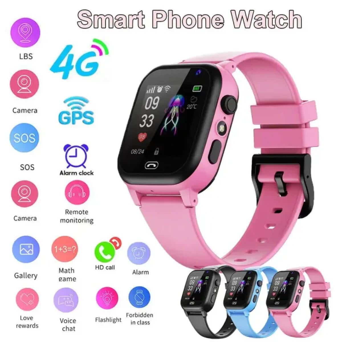 Smartwatch Id - キッズスマートウォッチ 4 グラム多機能防水 SOS GPS 位置カメラ通話
