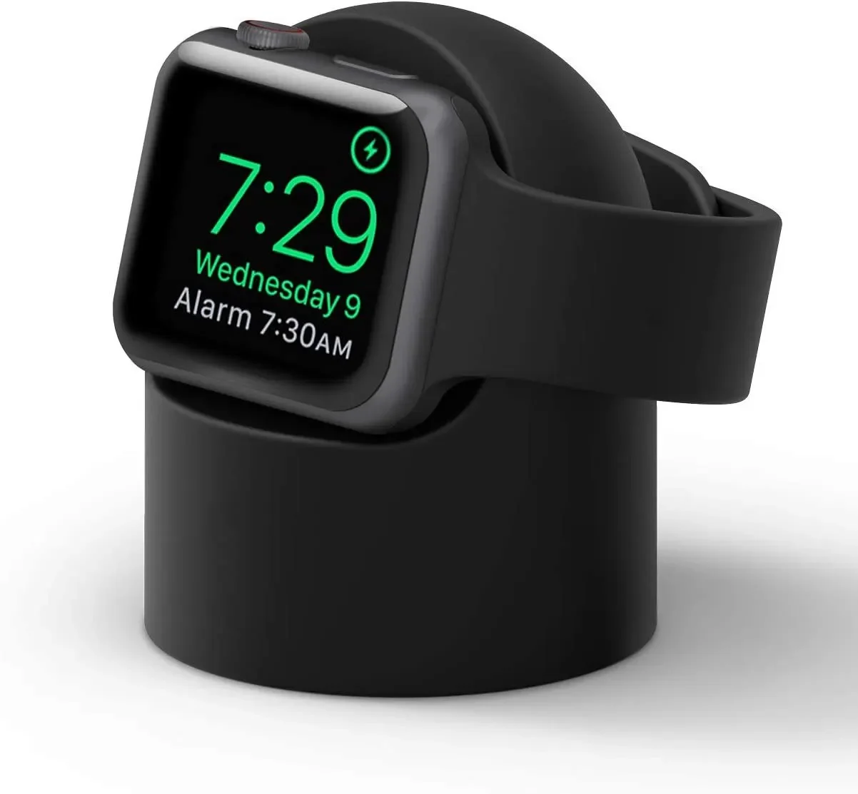 Watch Charging Dock - Apple Watch用充電スタンド,シリコンブラケット,充電ケーブルホルダー,ドックステーション,iwatch,シリーズ9,8 ultra,7,6,5,se,4,3,2