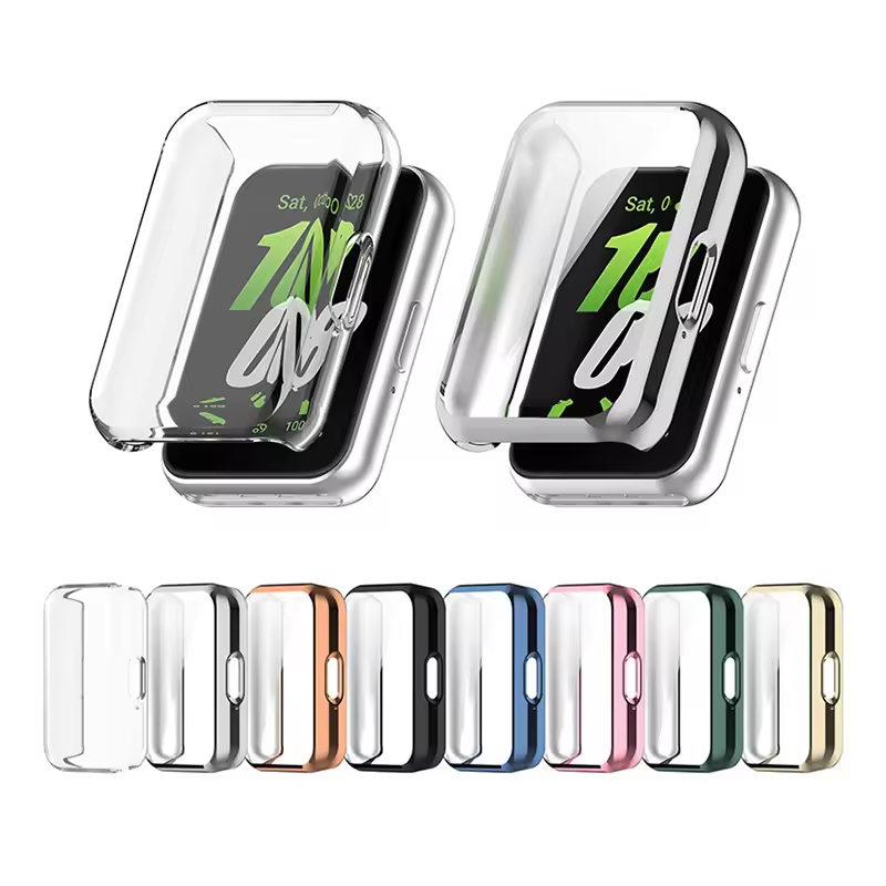 Smartwatch Watch Accessories For Women - サムスンギャラクシー用スクリーンプロテクター,ソフトTpuバンパー,サムスンギャラクシーフィット3用スマートウォッチアクセサリー