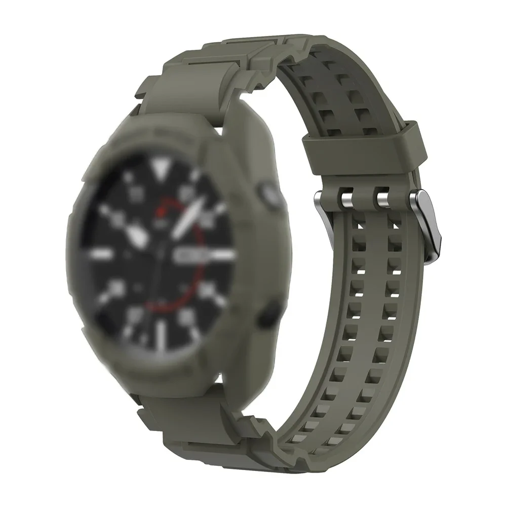 Android Smartwatch Accessories - シリコーンストラップサムスンギャラクシー Watch8 シリコーン通気性スポーツウォッチ交換ストラップ 20 ミリメートル 22