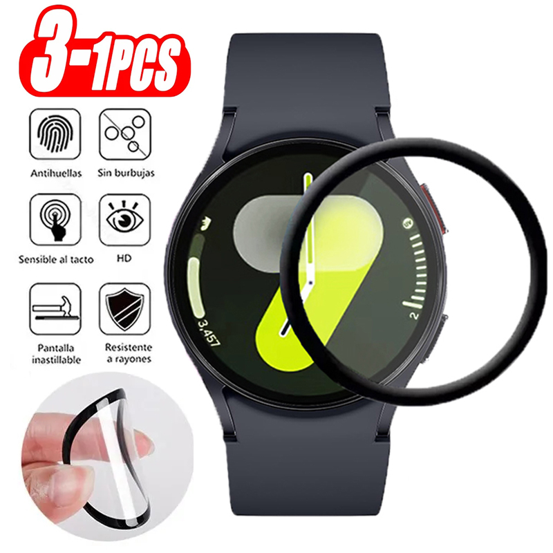 Smart Watch Accessories - サムスンギャラクシーウォッチ用スクリーンプロテクター,スマートウォッチ用アクセサリー,HDフィルム,7,6,5,4,40mm, 44mm