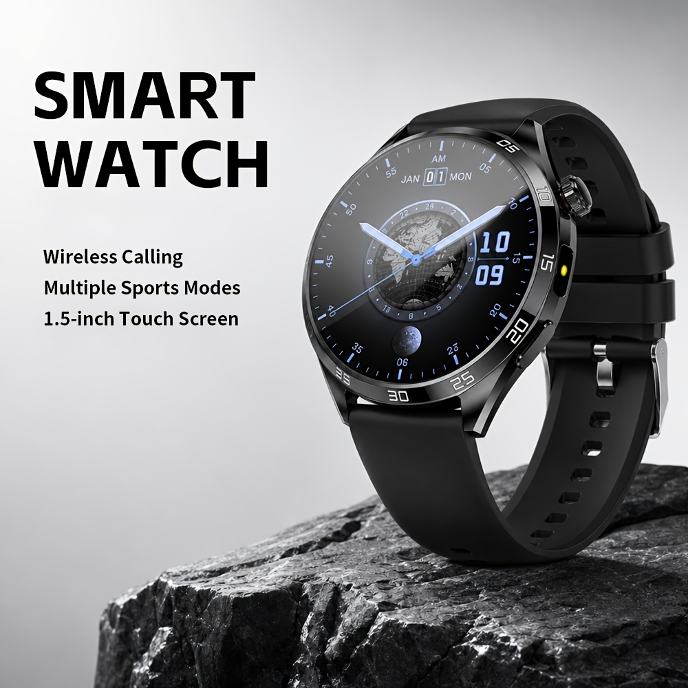 Smartwatch Face - スマートウォッチ、ワイヤレス通話、メッセージ通知、カスタムウォッチフェイス、多機能スポーツモード、内蔵LED懐中電灯