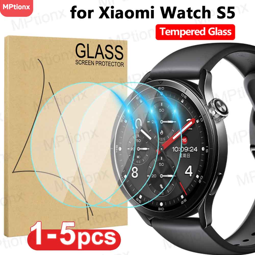 Xiaomi Smartwatch Accessories - 強化ガラス Xiaomi Watch S5 スマートウォッチスクリーンプロテクター耐久性のある HD
