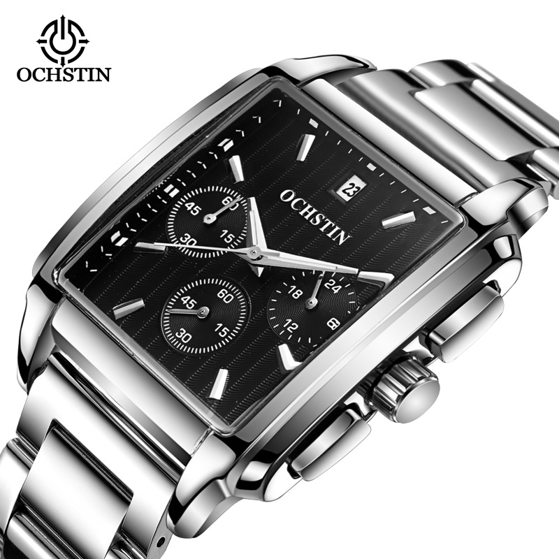 Smartwatch Nexus - OCHSTIN ホットセール メンズ スチールストラップ腕時計 ビジネスカレンダー クォーツ