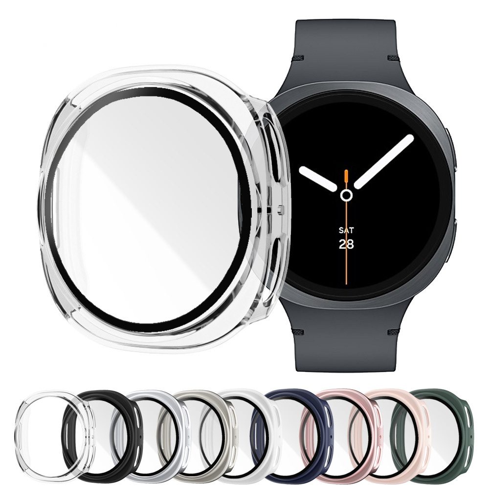 Samsung Smartwatch Accessories - 強化ガラス + ケースサムスンギャラクシーウォッチ 8 40 ミリメートル/44