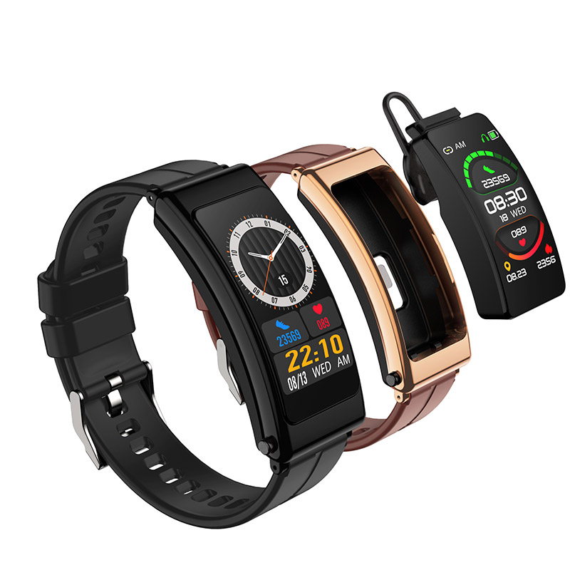 Smartwatch Headset - K13-男性と女性のためのBluetooth付きスマートスポーツウォッチ,心拍数制御付きスマートスポーツウォッチ,歩数計