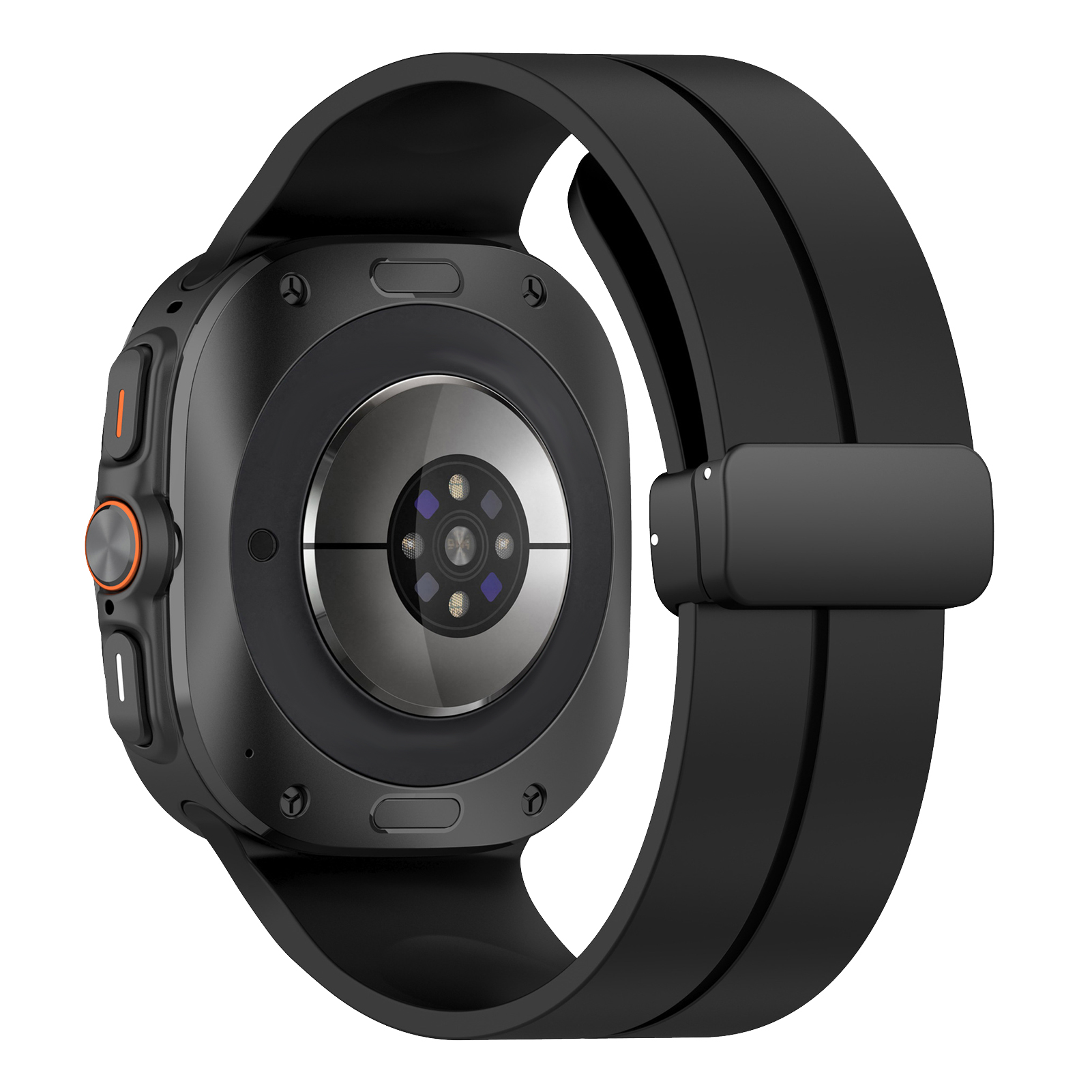 Samsung Smartwatch Ultra Accessories - サムスンギャラクシーウォッチ用磁気シリコンブレスレット、ギャラクシーウォッチ7ウルトラストラップ47mm、アクセサリー、ギャップなし、47mm