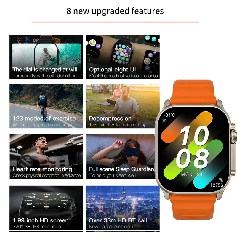 新型腕時計 T10 ウルトラ スマートウォッチ 49mm 2 - Smartwatch Nexus のレビューと価格