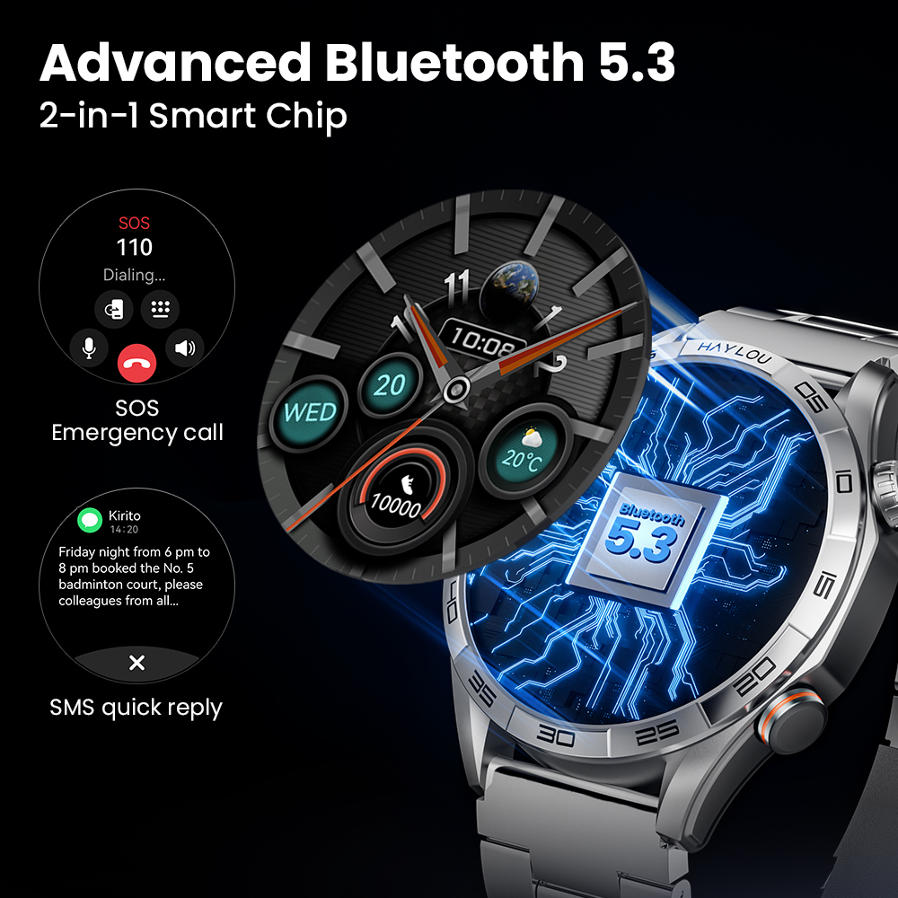 HAYLOU Solar 5 音声通話スマートウォッチ 1. - Smartwatch Instagram のレビューと価格