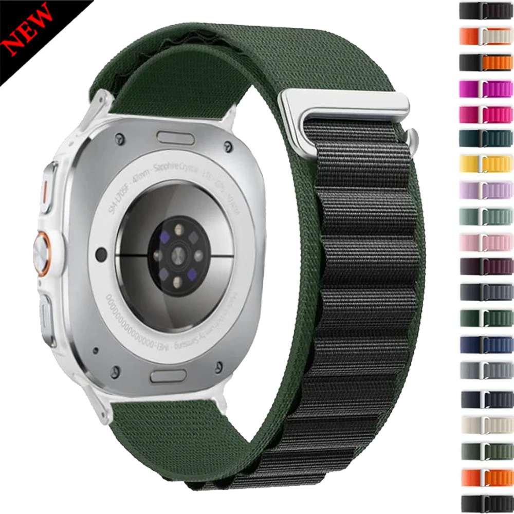 アルパインナイロンループストラップサムスンギャラクシーウォッ - Samsung Smartwatch Ultra Accessories のレビューと価格