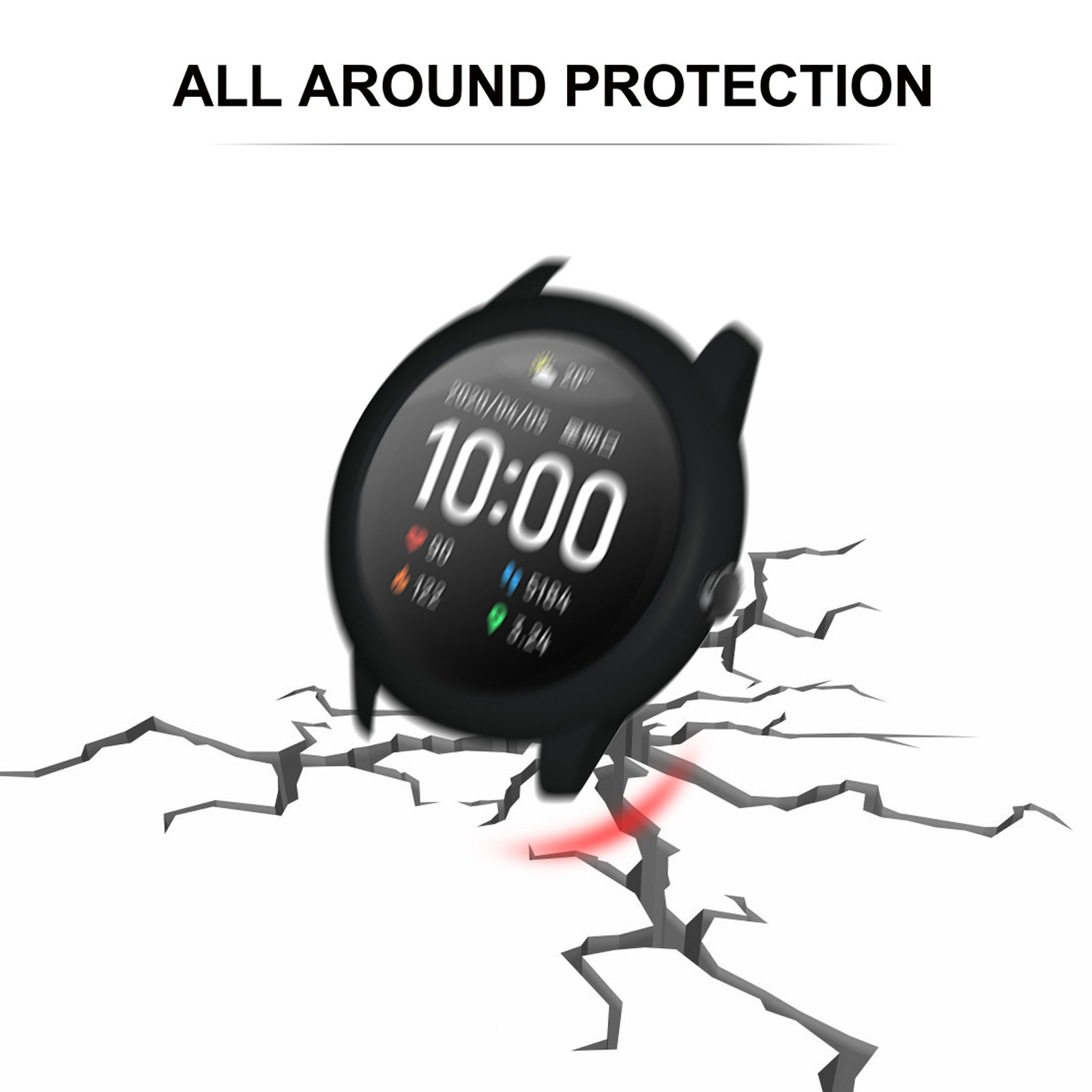 1個入りメタルカラー時計シェルケース 軽量保護フレームカバー - Smartwatch Case のレビューと価格