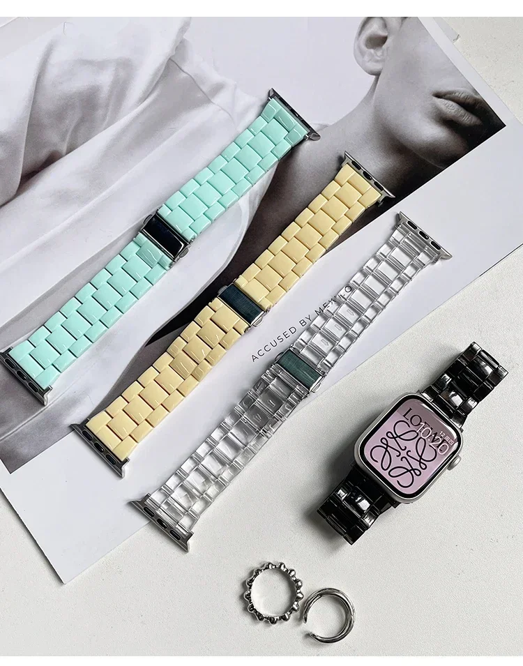 時計ストラップ + ケース + ガラス Apple Watc - Smartwatch Watch Accessories For Women のレビューと価格
