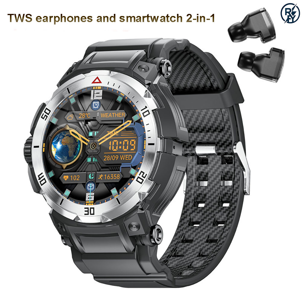 2-in-1スマートウォッチ（TWS Bluetoothイヤ - Smartwatch Headset のレビューと価格