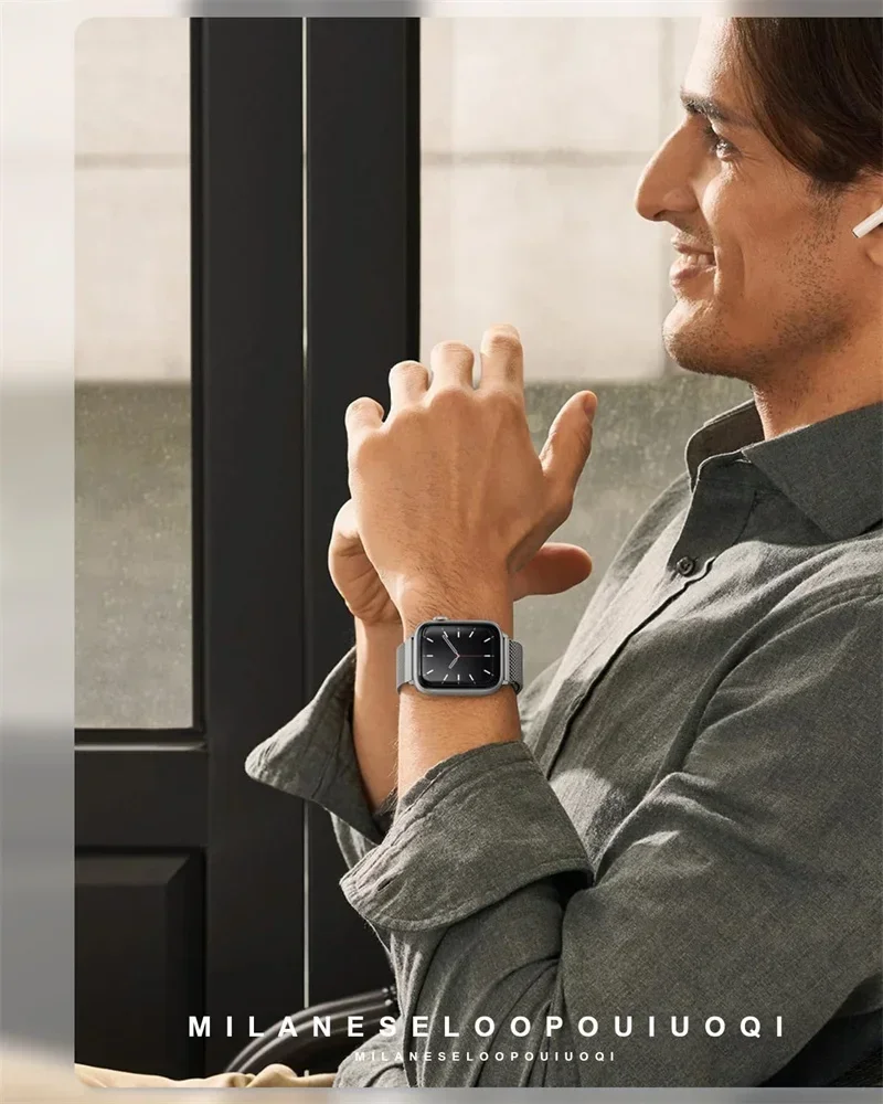Apple Watch用ミラネーゼバックル,ウルトラ2,金属 - Smartwatch Watch Accessories For Women のレビューと価格