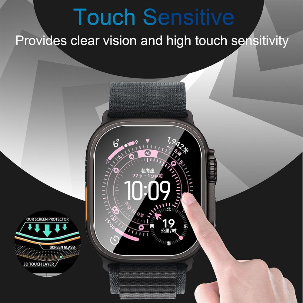 Apple Watch Ultra 3 49mm用強化ガラス - Smartwatch Case のレビューと価格