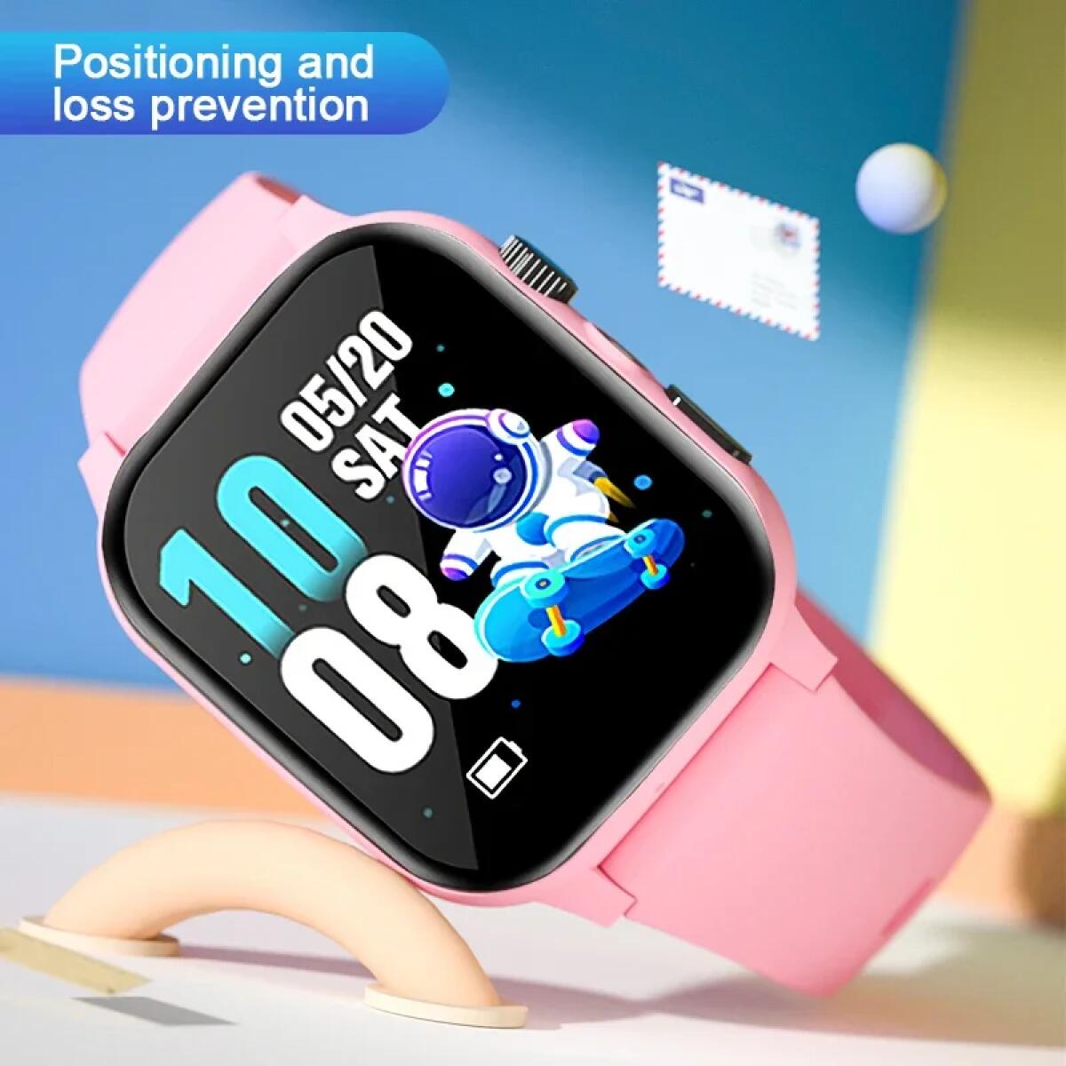 キッズスマートウォッチ 4 グラム多機能防水 SOS GPS - Smartwatch Id のレビューと価格