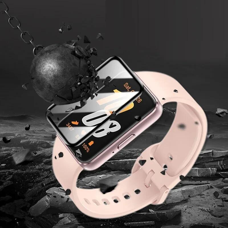 1-3 個スクリーンプロテクターサムスンギャラクシーフィット - Samsung Smartwatch Accessories のレビューと価格