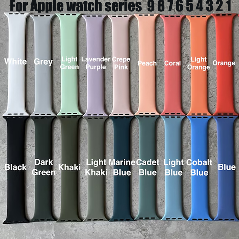 Apple Watch用シリコンストラップ,iwatchシリ - Solo Loop Strap のレビューと価格