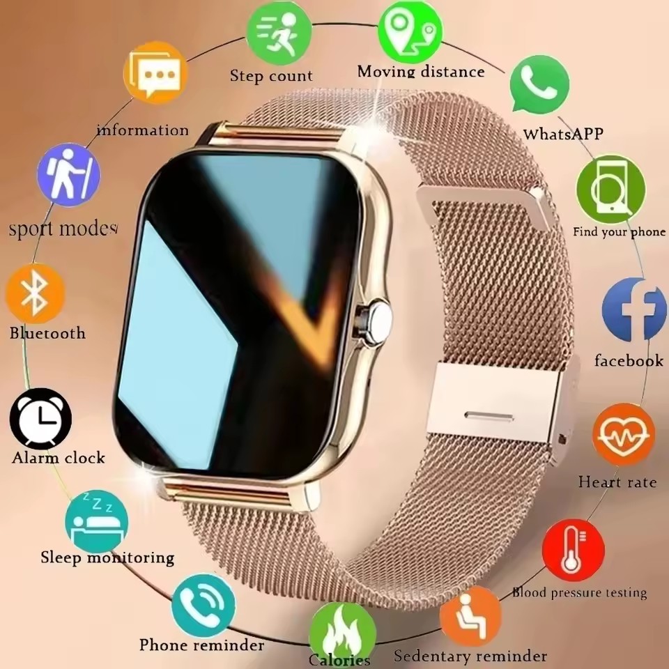 男性と女性のためのAndroidとiOSのコネクテッドウォッ - Smartwatch Instagram のレビューと価格
