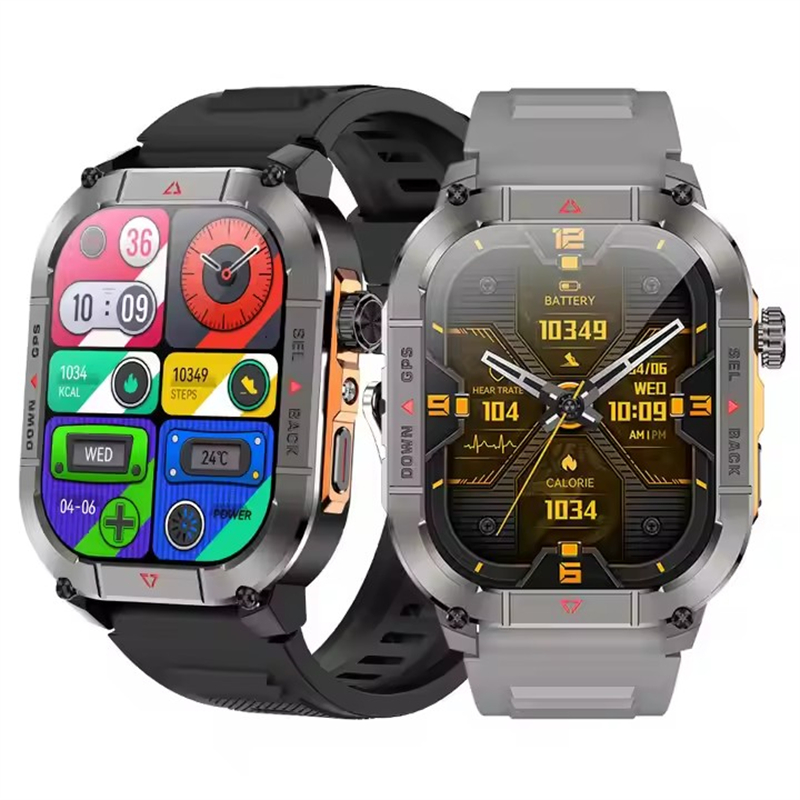 新型HK84メンズスマートウォッチ AMOLED アウトドア - Smartwatch Touch のレビューと価格