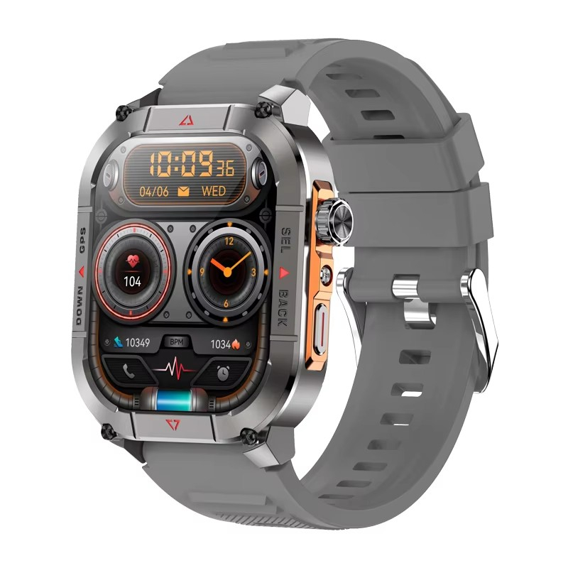 新型HK84メンズスマートウォッチ AMOLED アウトドア - Smartwatch Touch のレビューと価格