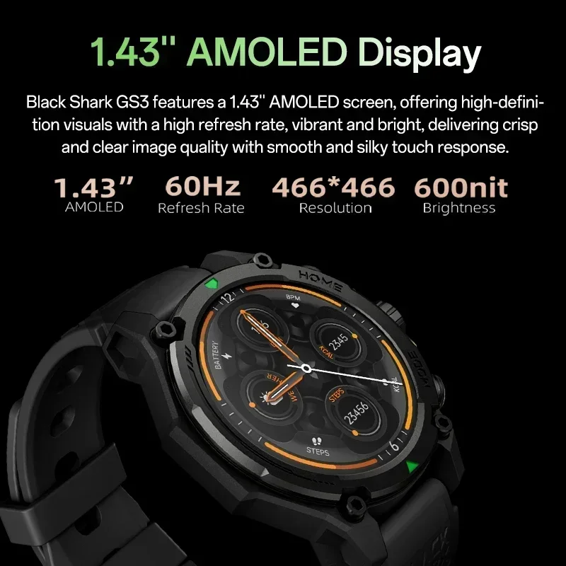【世界初公開】Blackshark GS3スマートウォッチ  - Smartwatch Face のレビューと価格