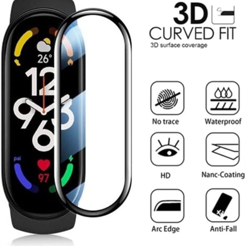 3D フルスクリーンプロテクター Xiaomi Mi バンド - Xiaomi Smartwatch Accessories のレビューと価格
