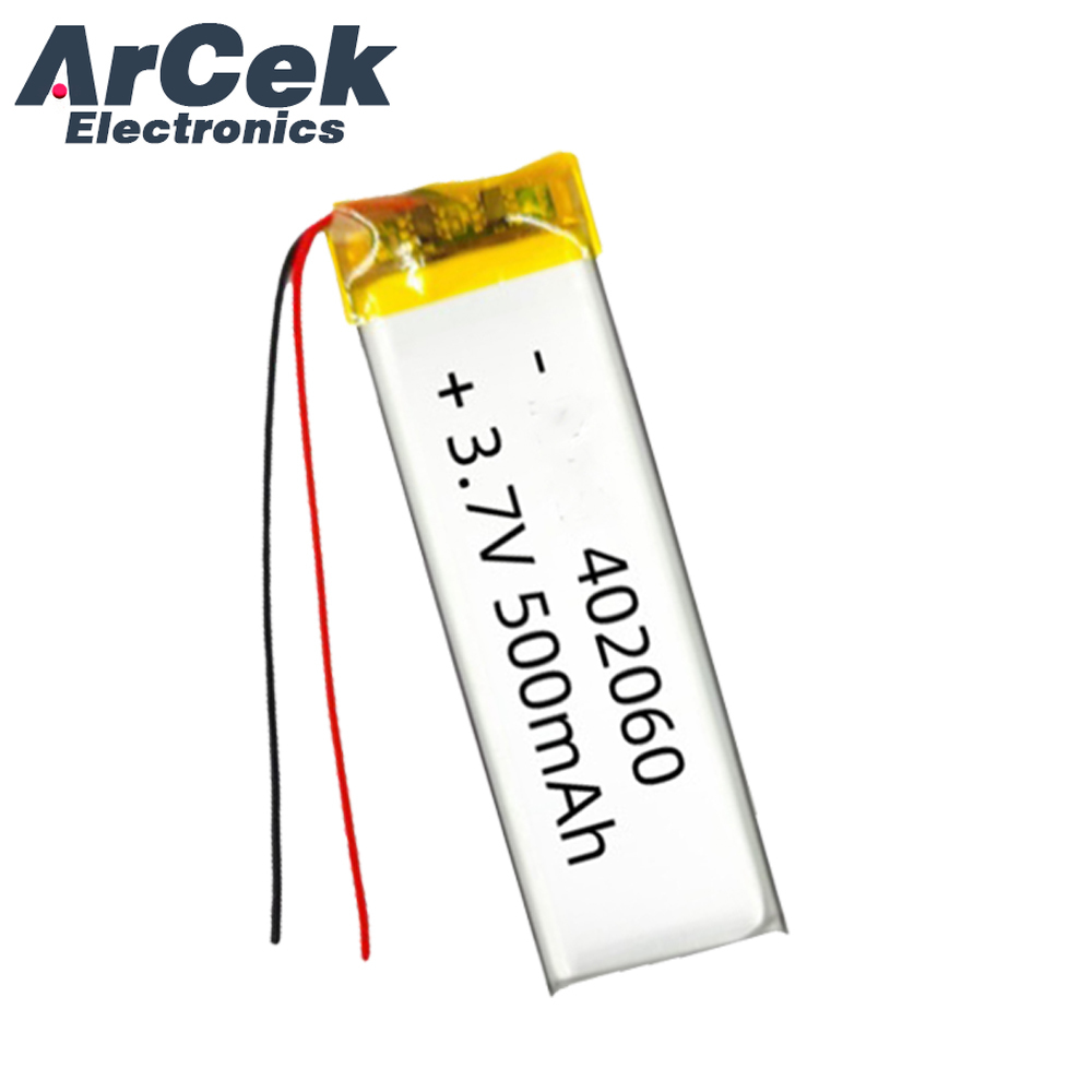 5 個 3.7V 500mAh 402060 Lipo ポリ - Smartwatch Headset のレビューと価格