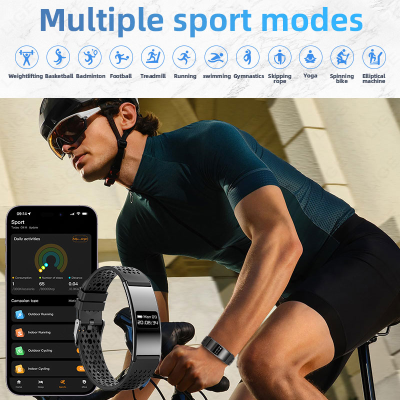 新しいスマートブレスレット女性男性心拍数血中酸素健康モニター - Android Smartwatch Accessories のレビューと価格