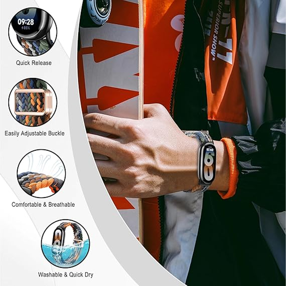 Xiaomi Mi Band 10 9 8 NFCウォッチ交 - Solo Loop Strap のレビューと価格