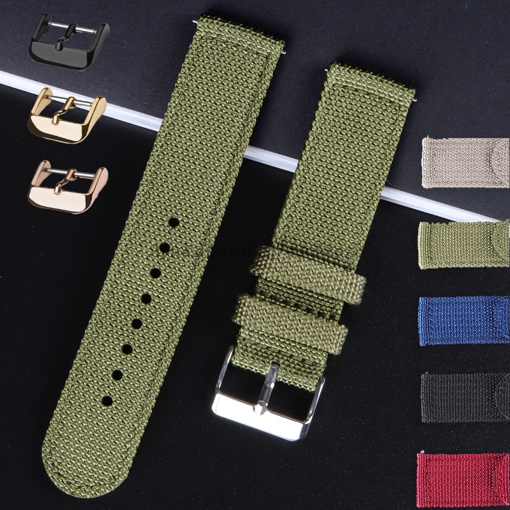 男性と女性のためのナイロンストラップ,キャンバス,ユニバーサ - Nylon Nato Strap のレビューと価格