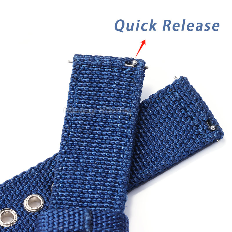 ナイロンキャンバスリストバンド、快適な時計バンド、クイックリ - Nylon Nato Strap のレビューと価格