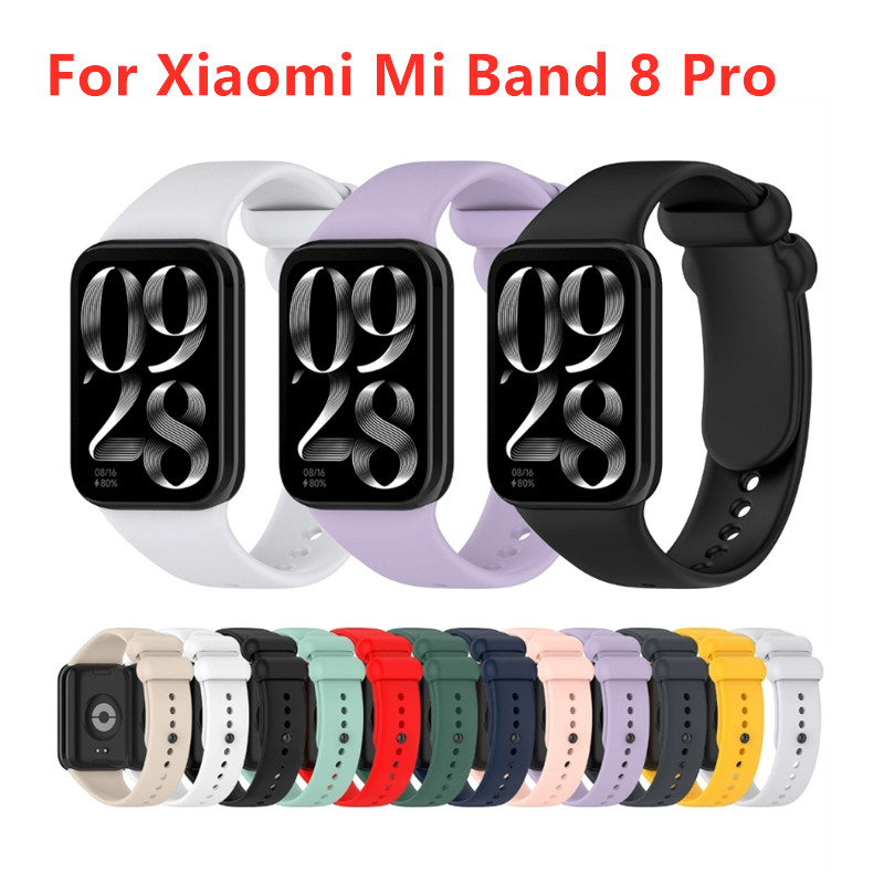Xiaomi Mi Band 8 pro用のソフトシリコンス - Android Smartwatch Accessories のレビューと価格