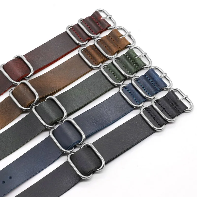 ヴィンテージ本革時計バンド 18 ミリメートル 20 ミリメ - Nylon Nato Strap のレビューと価格