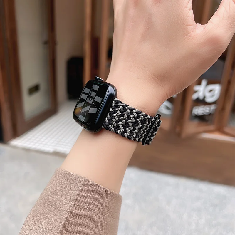アップルウォッチ用編組ストラップ,45mm,ウルトラ2,49 - Solo Loop Strap のレビューと価格