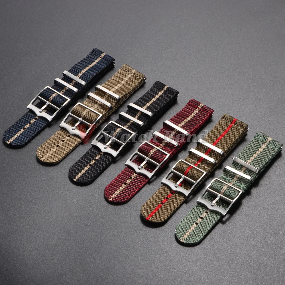 20 22 ミリメートルナイロンストラップチューダーオメガ時 - Nylon Nato Strap のレビューと価格