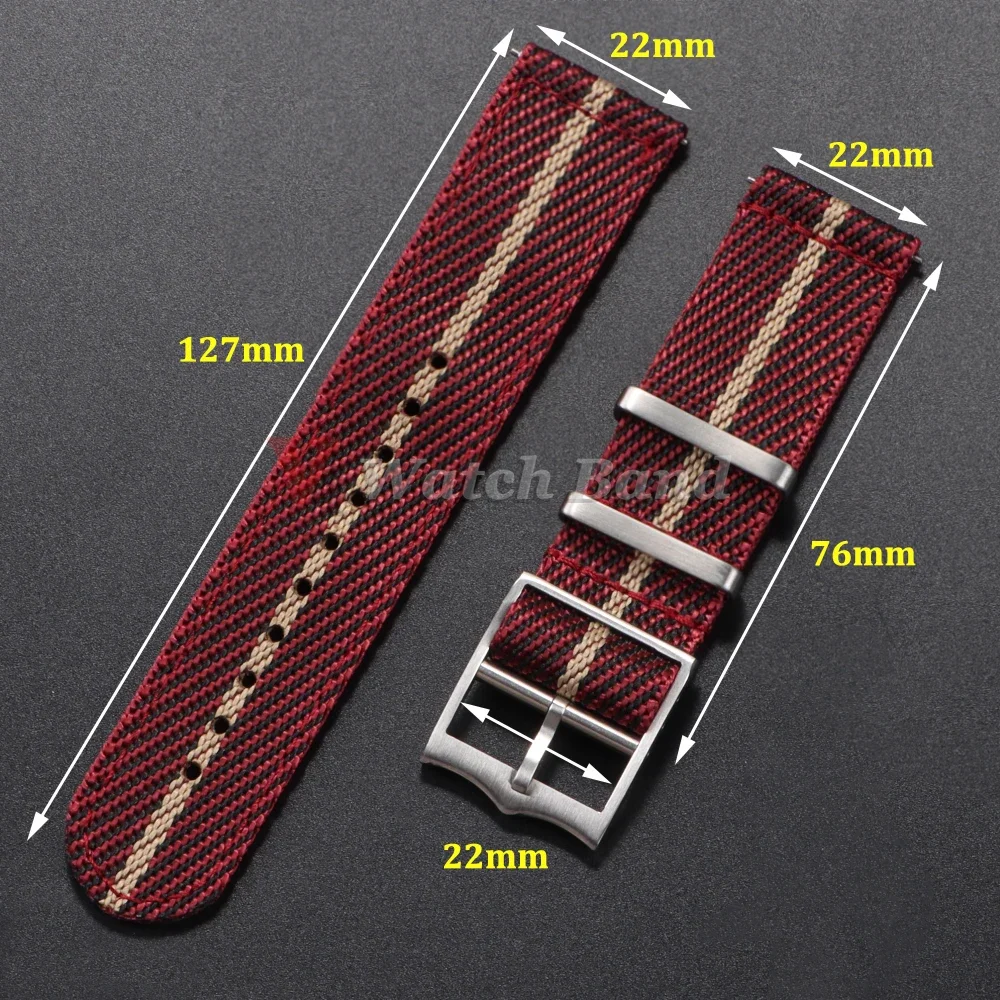 20 22 ミリメートルナイロンストラップチューダーオメガ時 - Nylon Nato Strap のレビューと価格