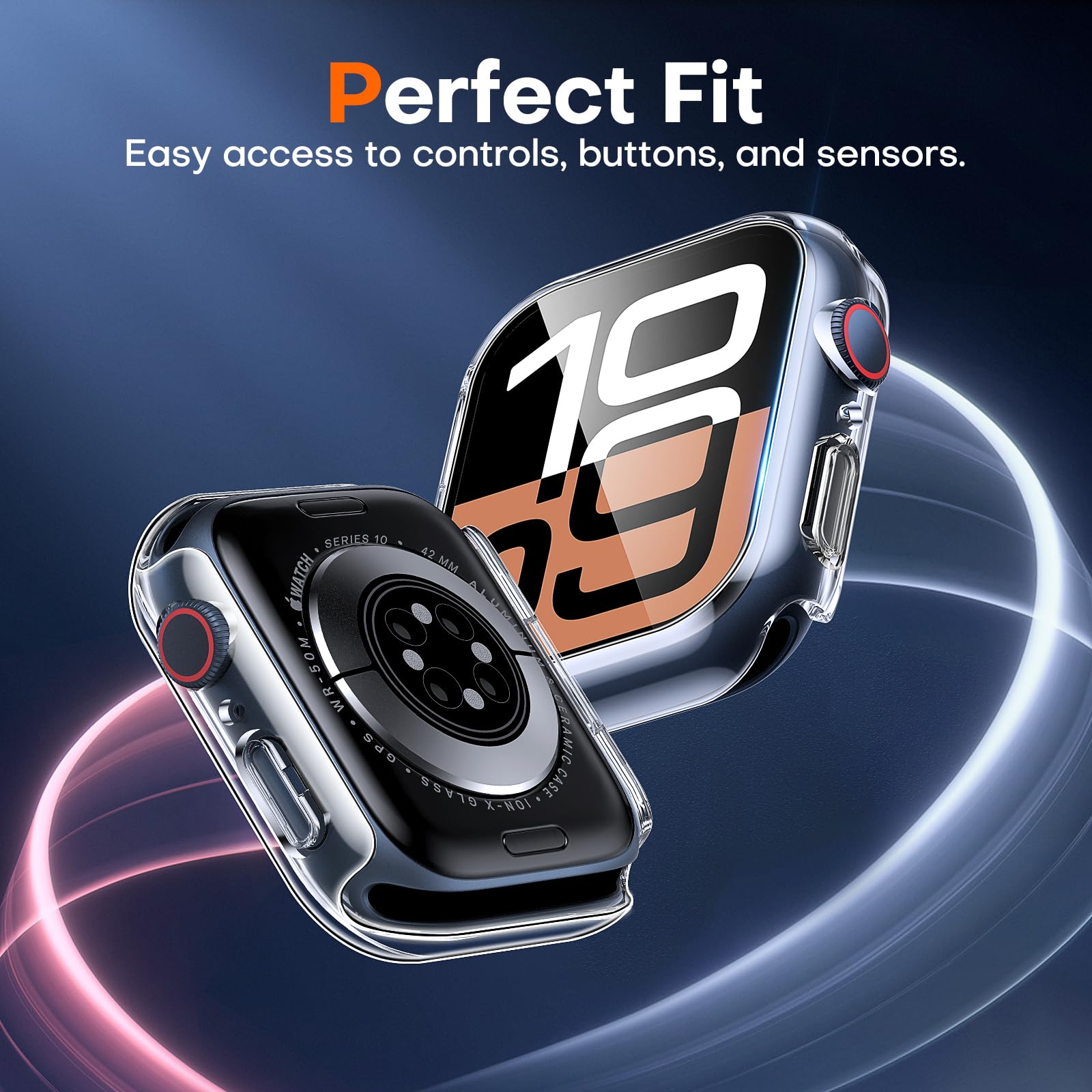 2 個の強化ガラスケース Apple Watch シリーズ  - Smartwatch Case のレビューと価格
