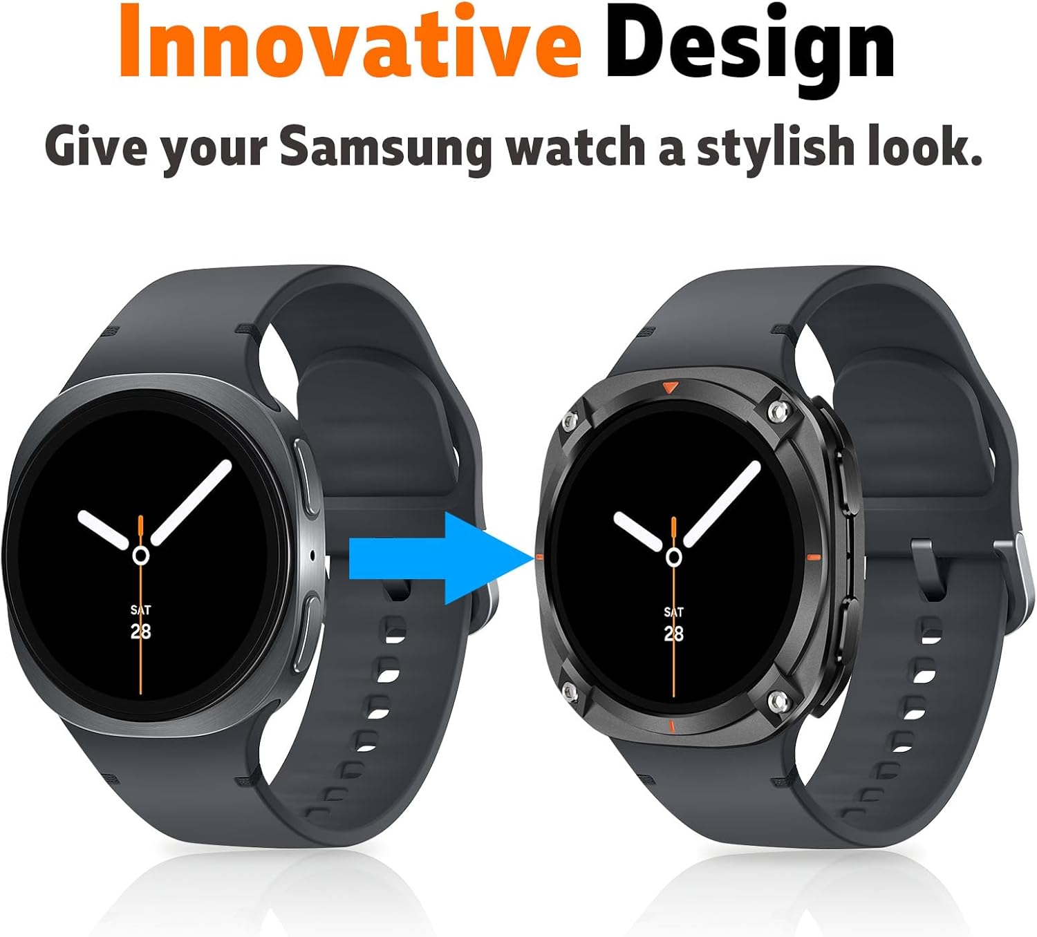 アーマーメタルケースサムスンギャラクシーウォッチ 8 44  - Samsung Smartwatch Accessories のレビューと価格