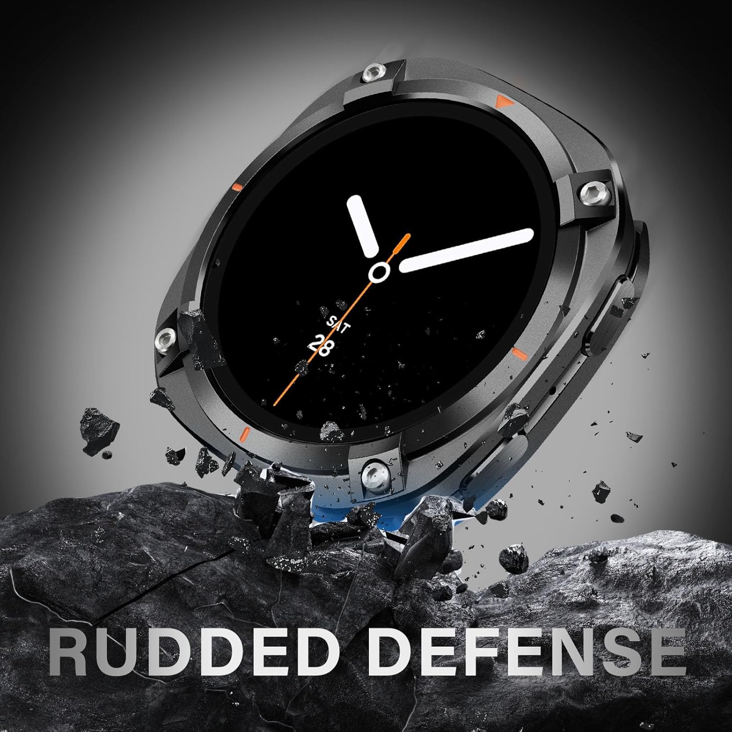 アーマーメタルケースサムスンギャラクシーウォッチ 8 44  - Samsung Smartwatch Accessories のレビューと価格