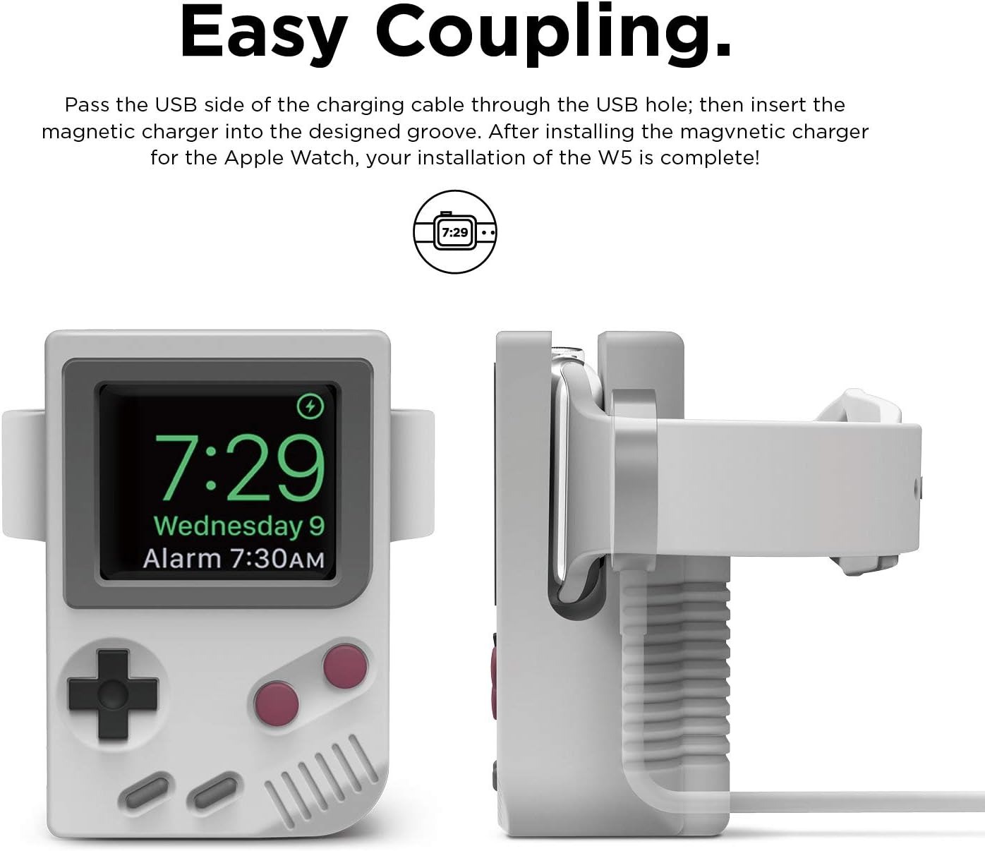 シリコン製iWatch充電スタンドホルダー Apple Wa - Watch Charging Dock のレビューと価格