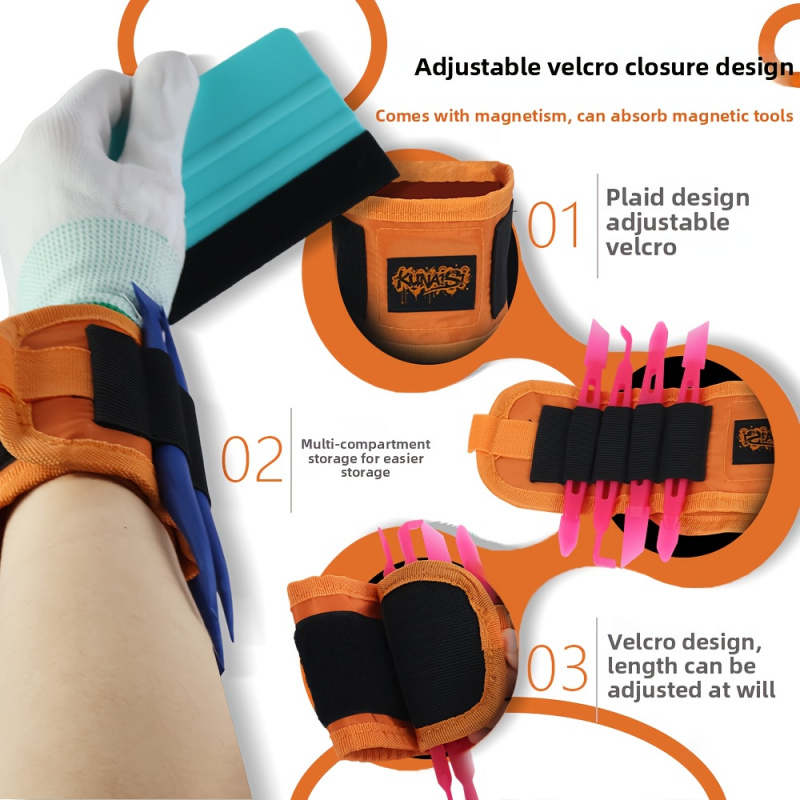 カーフィルムツールキット 多機能収納バッグ カラーチェンジフ - Tool Kit Strap Change のレビューと価格