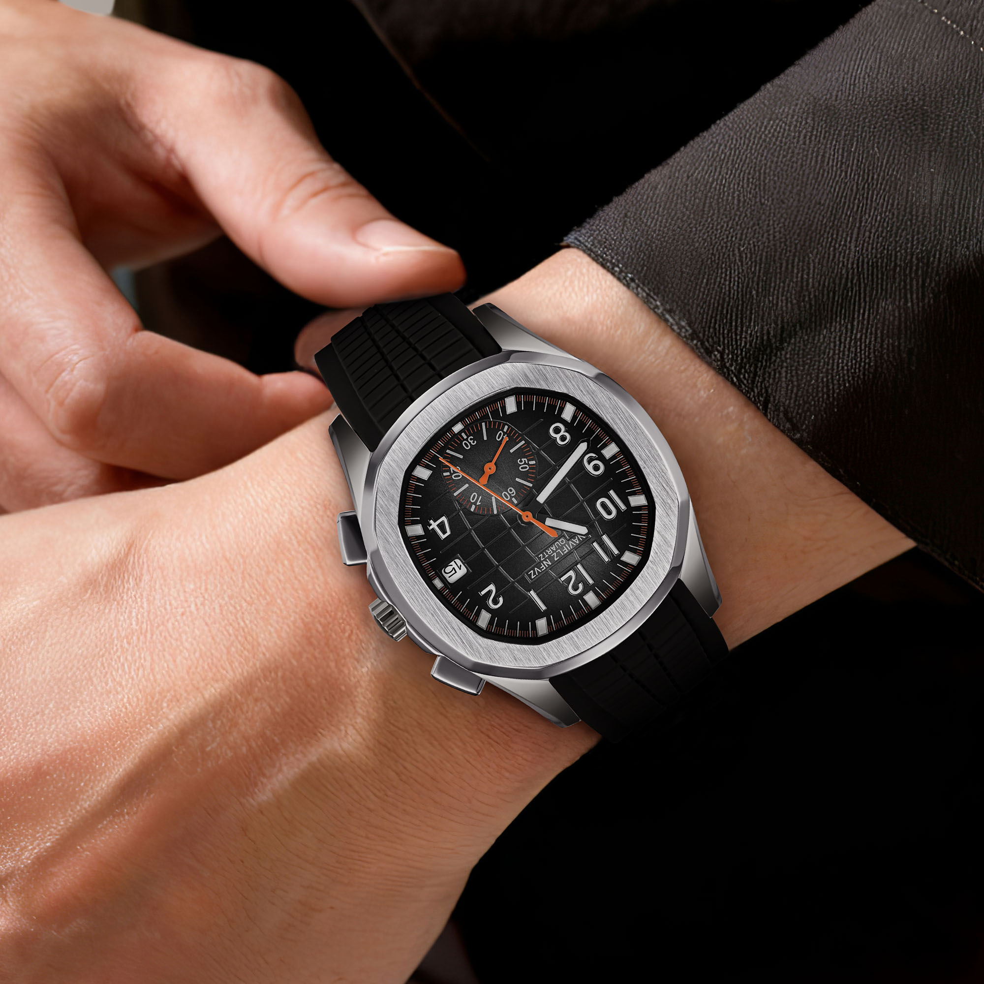 40 ミリメートルメンズ高級腕時計 NAVIFLZ NFVZ - Smartwatch Touch のレビューと価格