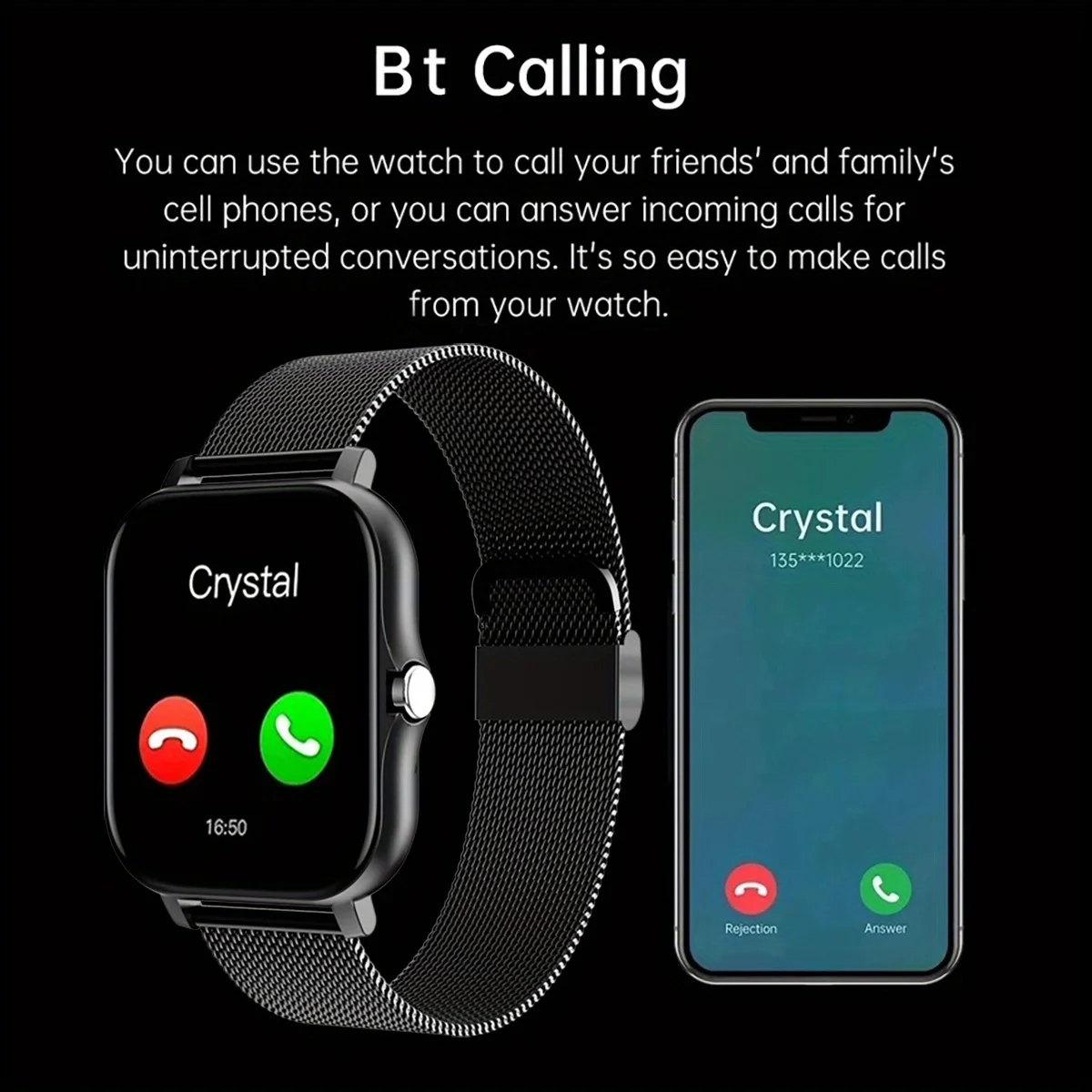 スマートウォッチ Android IOS 時計 1.83 イ - Smartwatch Instagram のレビューと価格