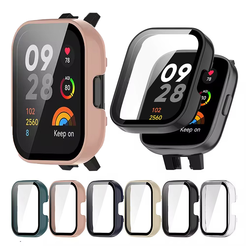 強化ガラス + 保護カバーケース Redmi Watch 3 - Xiaomi Smartwatch Accessories のレビューと価格