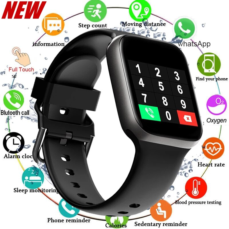 116plus スマートウォッチ男性と女性フルタッチスクリー - Smartwatch Instagram のレビューと価格