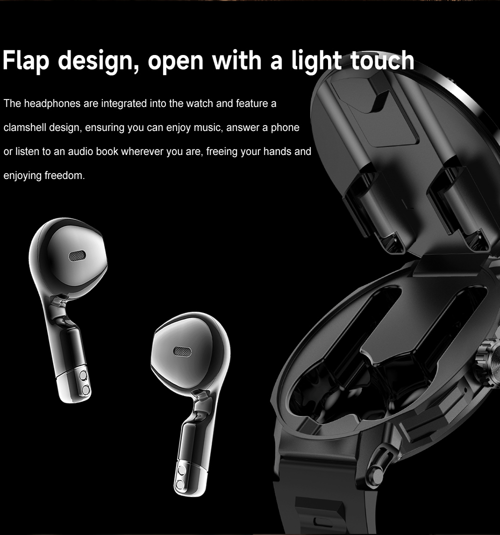 時計 2 in 1 ヘッドセット スマートウォッチ Blue - Smartwatch Headset のレビューと価格