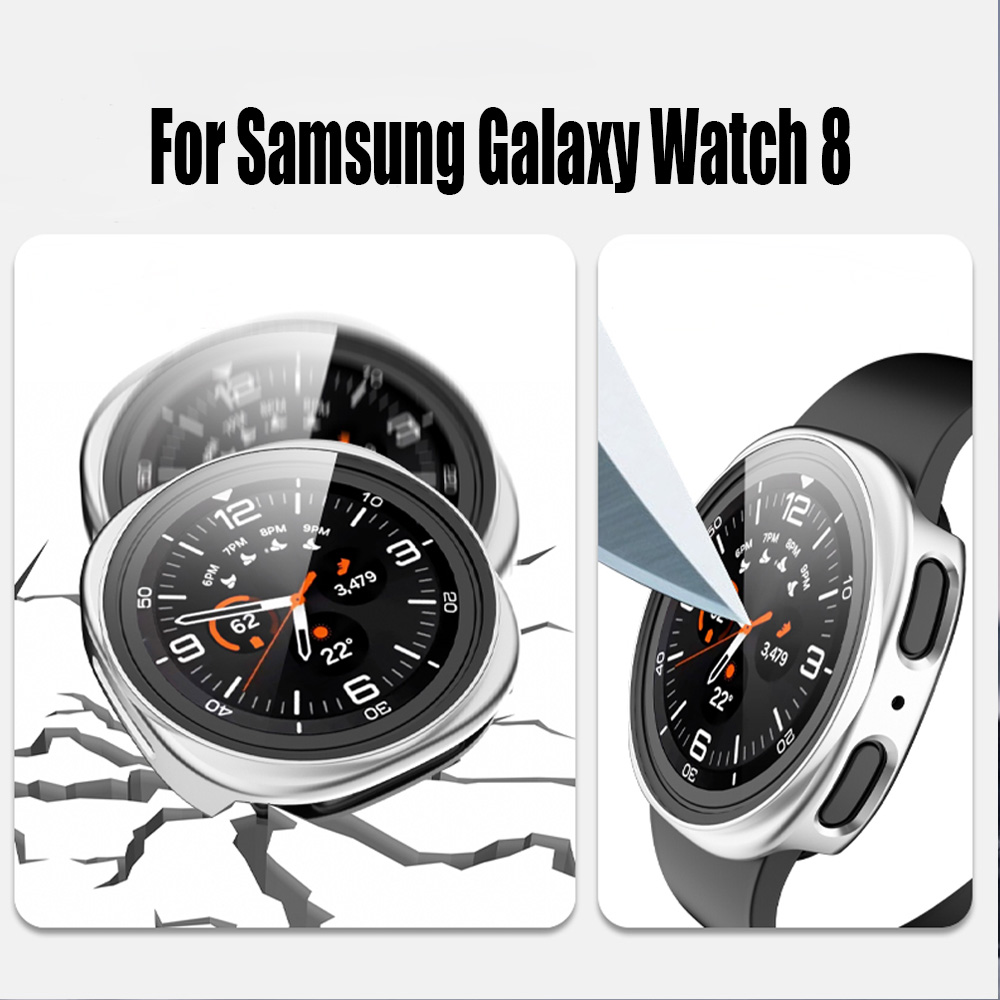 強化ガラス + ケースサムスンギャラクシーウォッチ 8 40 - Samsung Smartwatch Accessories のレビューと価格