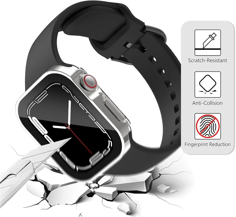防水ハード PC スクリーンプロテクター Apple Wat - Smartwatch Case のレビューと価格